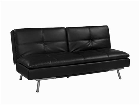 2016 black leather sofa beds; A Charm and Classic Feel with Modern Touch | Black leather couch ...