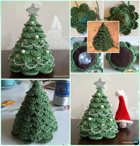 3D Crochet Christmas Tree Free Pattern | Crochet christmas trees ...