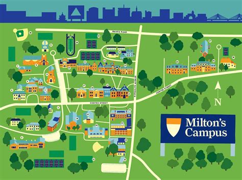 Milton Academy Campus Map - Tourist Map Of English