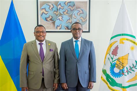 Minister Biruta receives outgoing ambassador of Ethiopia to Rwanda