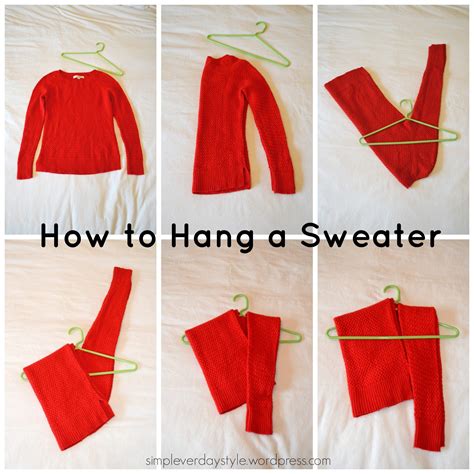 The Best Way to Hang a Sweater | Clothes organization, Clothes closet organization, Bedroom ...