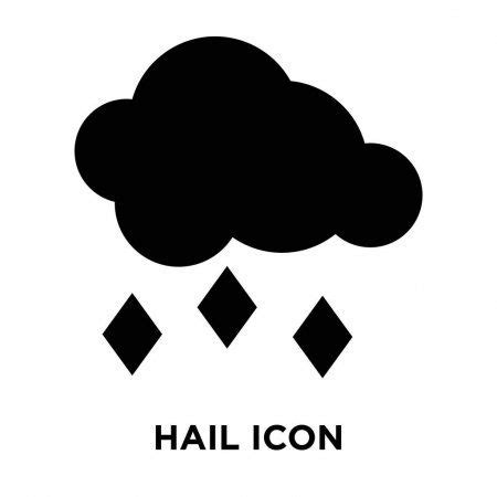 Hail Icon Vector Isolated White Background Logo Concept Hail Sign - Stock , #AD, #Isolated, # ...