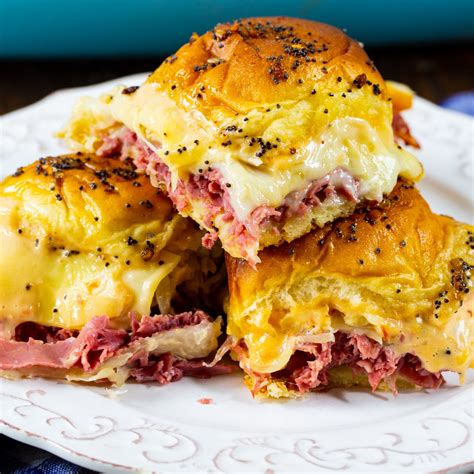 Baked Reuben Sliders - Spicy Southern Kitchen