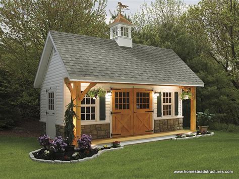 Two Story Sheds | A-Frame Roof | Amish Sheds | Homestead Structures