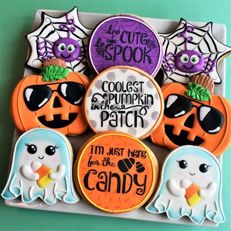 How to Decorate Cute Halloween Cookie Sets (with KIT!) | Halloween ...