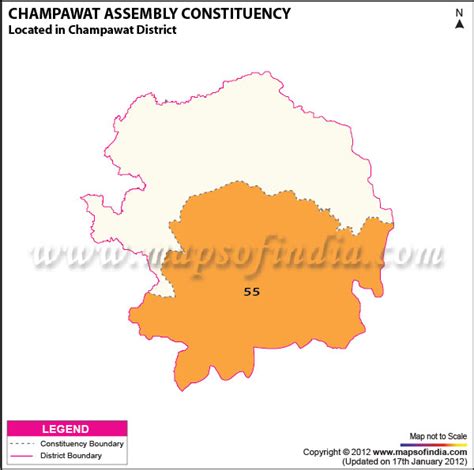 Champawat Assembly Constituency Map, Champawat Election 2017 Results