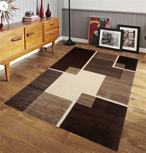 Easy Clean Stain Fade Resistant for Living Room Bedroom Kitchen Area Rug, Modern Geometric Space ...