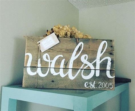 Wedding Sign, Established Sign, Rustic wedding Sign Family Wood Signs, Established Sign, Rustic ...