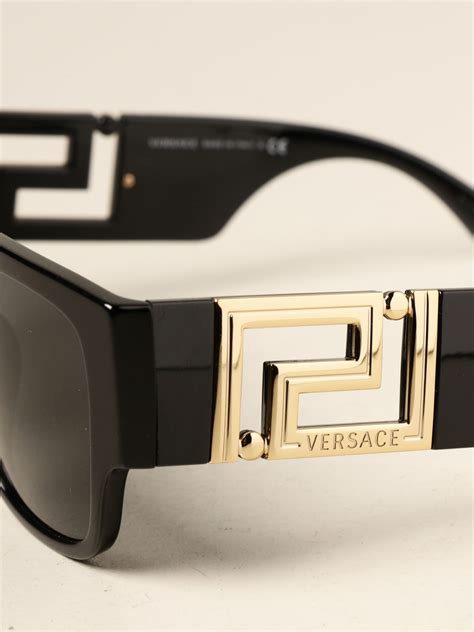 VERSACE: sunglasses in tortoiseshell acetate | Glasses Versace Men Black | Glasses Versace MOD ...