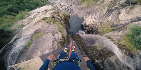 Watch: A cliff jumping world record - Wired For Adventure