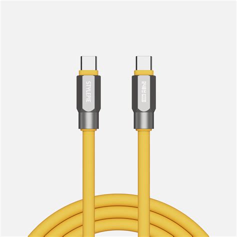 HexCable: Fast Charge Cable (240W, USB-C to USB-C) – Stylepie