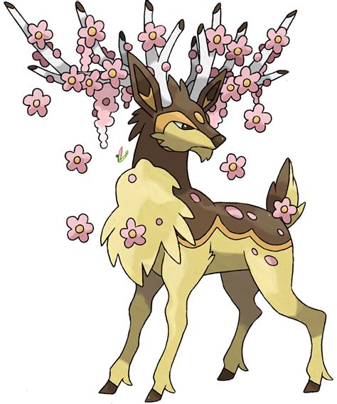 EtherealHaze's Mega Pokemon: Mega Sawsbuck (Spring Form) | Pokécharms