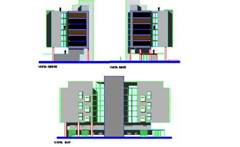 3d building drawing in autocad file – Artofit