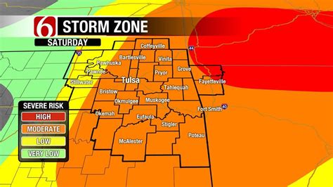 Severe Weather Threatens Eastern Oklahoma's Holiday Weekend