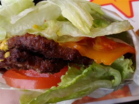 Carls Jr, Protein-Style! - The All-Natural Burger Lettuce Wrapped