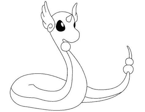 Dragonair Legendary Pokemon Coloring Page: Dragonair Legendary ...