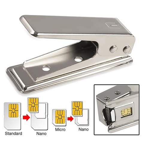 INSTEN Micro/ Standard to Nano SIM Card Cutter for Cellphone Tablet ...