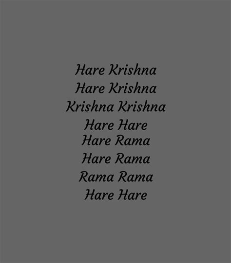 Hare Krishna MahaMantra Digital Art by Fyfeg Rashi