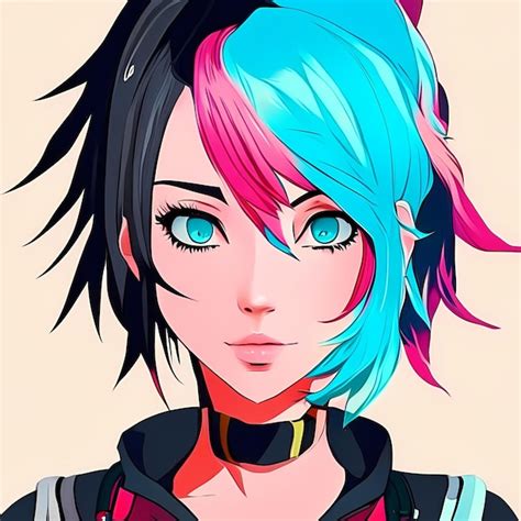 Premium AI Image | futuristic anime girl wallpaper