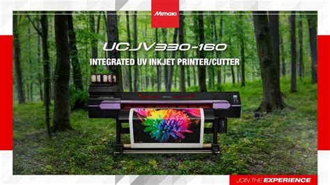 New UV Inkjet Printer/Cutter | Mimaki UCJV330 | Product Video - YouTube