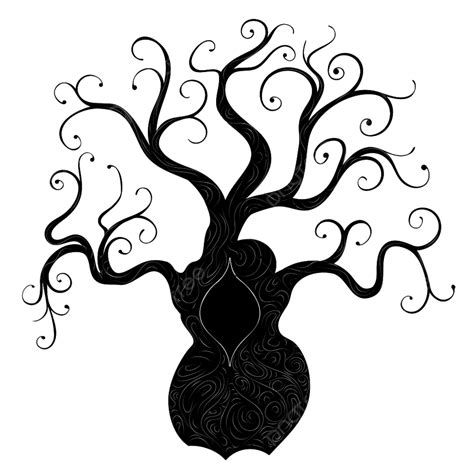 Baobab Tree Vector Hd Images, Stylized Baobab Tree Nature Vector, Tree Drawing, Nature Drawing ...