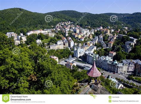 Hotel in Karlovy Vary stock image. Image of history, hotel - 10418429