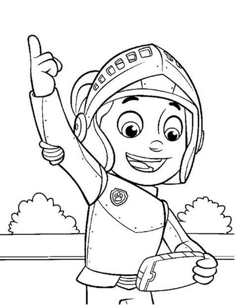 Ryder Paw Patrol Printable coloring page - Download, Print or Color ...