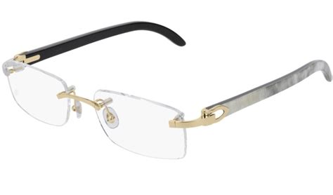 Cartier White Buffs CT0046O-001 - Kerrisdale Optical