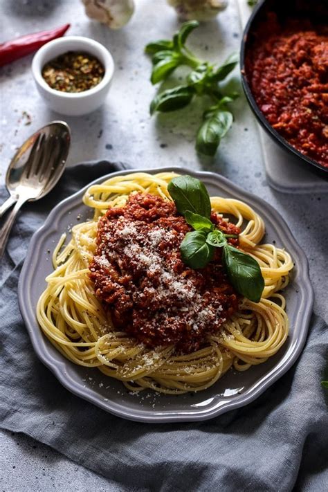 The Best Vegan Bolognese • Happy Kitchen