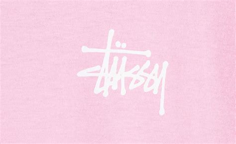 Download Stussy Logo Pink Fabric Background Wallpaper | Wallpapers.com