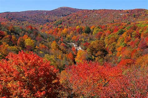 Blue Ridge Parkway Fall Color Top 20 Stops