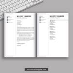 2024-2025 Pre-Formatted Resume Template with Resume Icons, Fonts and Editing Guide. Unlimited ...