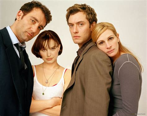 Julia Roberts, Jude Law, Natalie Portman & Clive Owen in Closer (2004 ...