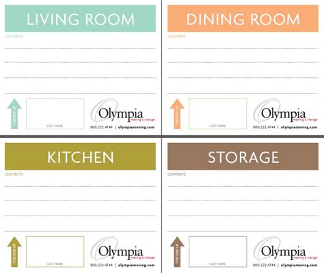 PRINTABLE MOVING LABELS Office Stickers, Labels & Tags Paper etna.com.pe