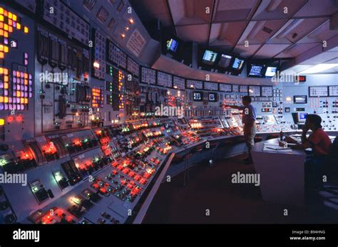 Energy prodution, nuclear power plant,control room Stock Photo - Alamy