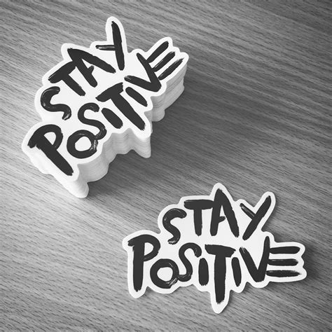 'Stay Positive' Sticker Pack — Caligature™