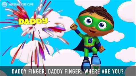 PBS KIDS SUPER WHY FINGER FAMILY SONG! - YouTube