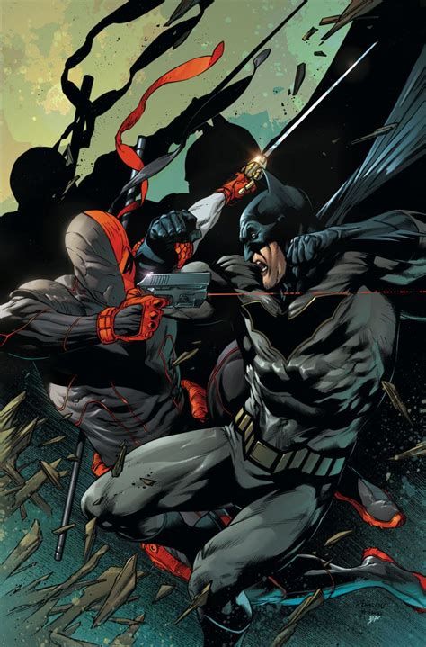 Batman vs Deathstroke | Deathstroke, Batman vs, Dc comics art