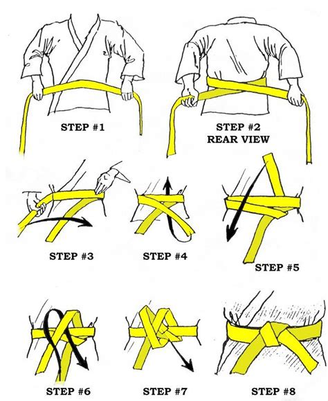 Since I've been asked 500 times this past month: Karate - How to tie a ...