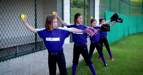 Little League Softball® Drills: Throwing - Tap Fences - Little League