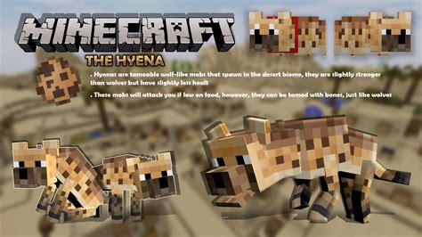 Minecraft : Hyena by PivotNazaOfficial on DeviantArt