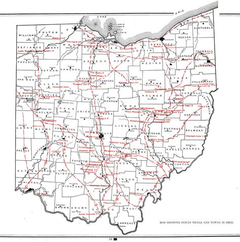 Indian Trails and Towns in Ohio