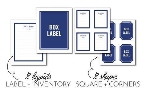 Printable Storage Box Labels - The Homes I Have Made