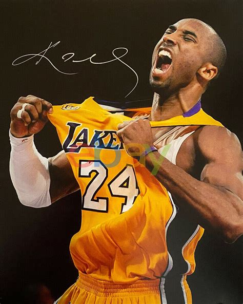 Kobe Bryant Signed Autographed 8x10 Photo NBA Los Angeles Lakers ...