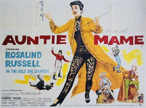 Auntie Mame 1958 | Rosalind russell, Auntie mame, Musical movies