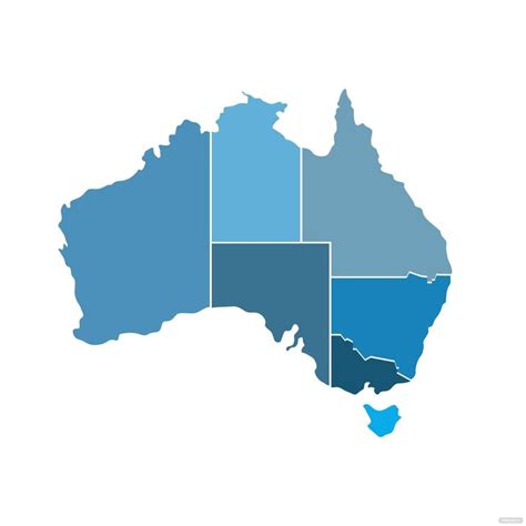 Australia Map Outline Vector in Illustrator, SVG, JPG, EPS, PNG ...