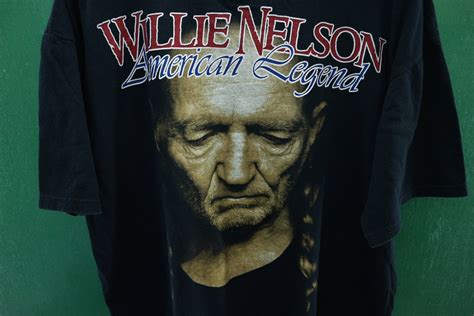 Vintage Willie Nelson Shirt Big Logo American Legend Country | Etsy