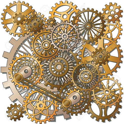 Clock Gears Drawing at GetDrawings | Free download