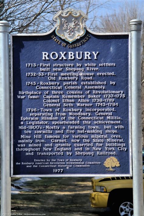 Roxbury Historical Marker | 41.560175, -73.310278 | Flickr