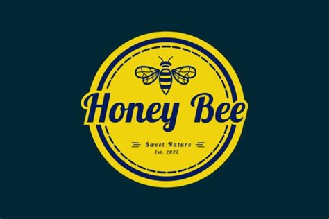 Honeybee Logo Label Vector Illustration Graphic by kidsidestudio ...